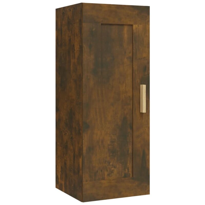 foto del prodotto armadietto a muro rovere fumo 35x34x90 cm in legno multistrato vidaxl