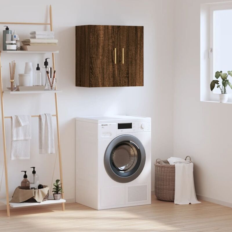 foto del prodotto armadietto a muro rovere marrone 60x31x60 cm legno multistrato vidaxl