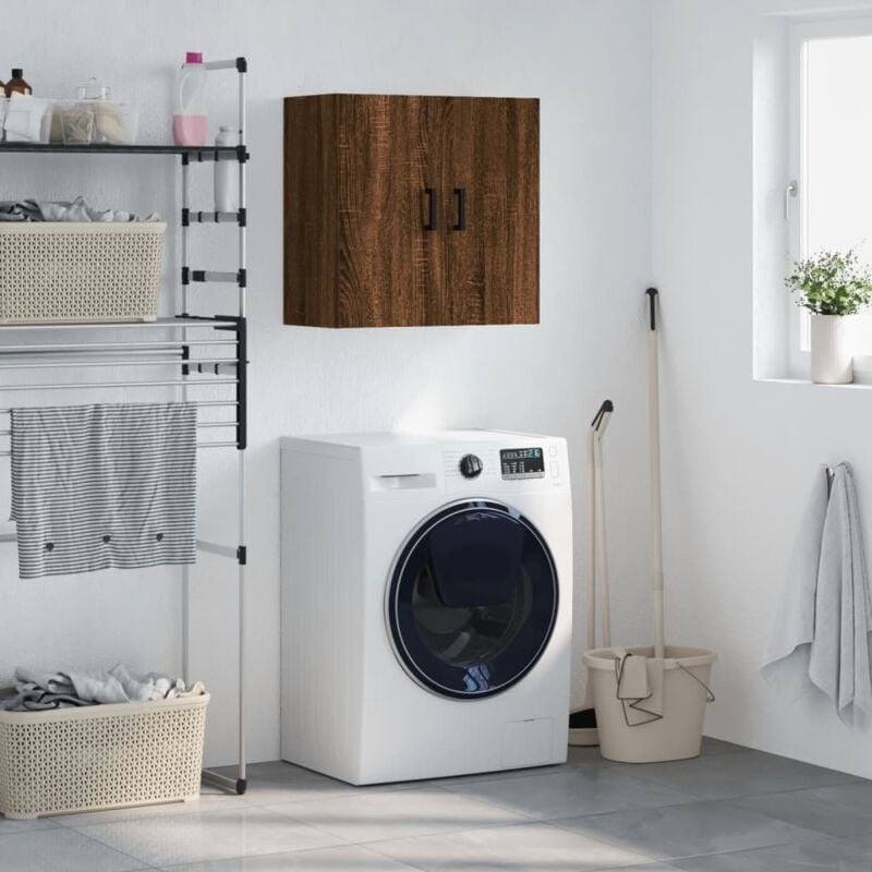 foto del prodotto armadietto a muro rovere marrone 60x31x60 cm legno multistrato vidaxl