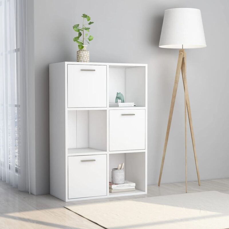 foto del prodotto armadietto bianco 60x29,5x90 cm in legno ingegnerizzato vidaxl