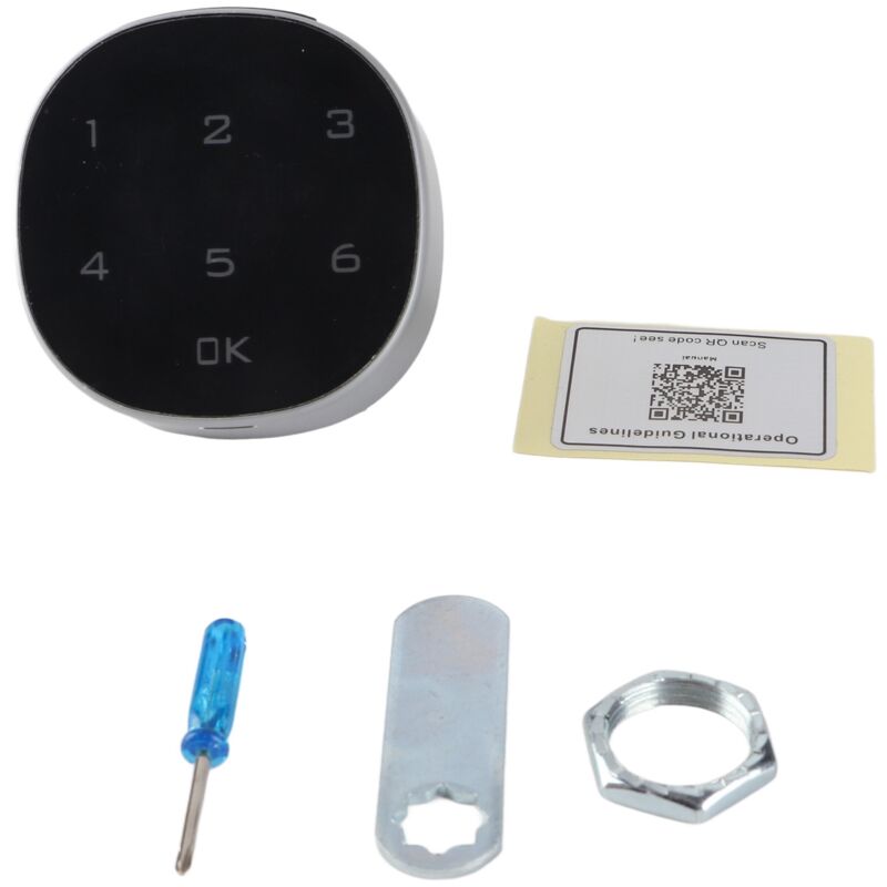 foto del prodotto armadietto con camma con combinazione di codici digitali in lega di zinco, comoda serratura di sicurezza con password zoternen