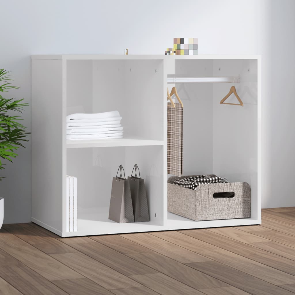 foto del prodotto armadietto cosmetici bianco lucido 80x40x65cm legno multistrato cod mxl 49476