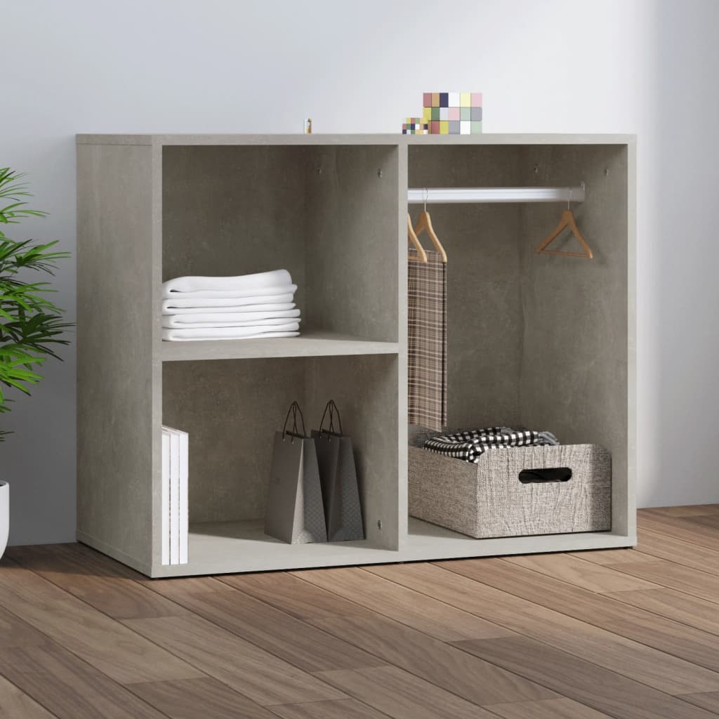 foto del prodotto armadietto cosmetici grigio cemento 80x40x65 legno multistratocod mxl 121184