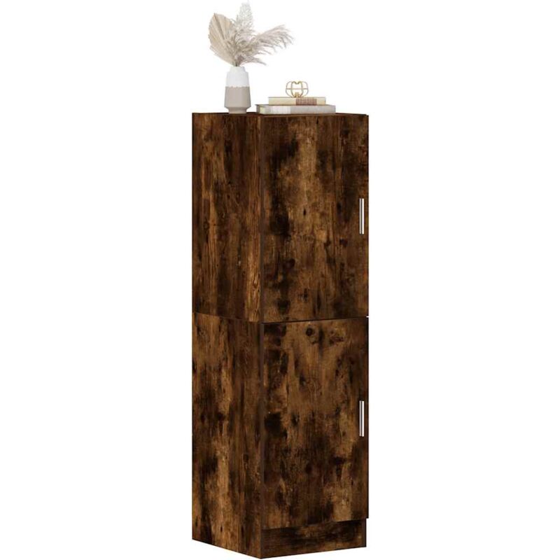 foto del prodotto armadietto cucina rovere fumo 38x41,5x131,5 cm in legno vidaxl