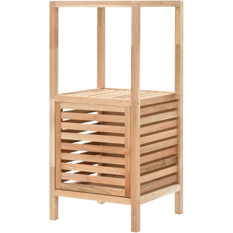 foto del prodotto armadietto da bagno in legno massello di noce 39,5x35,5x86 cm vidaxl