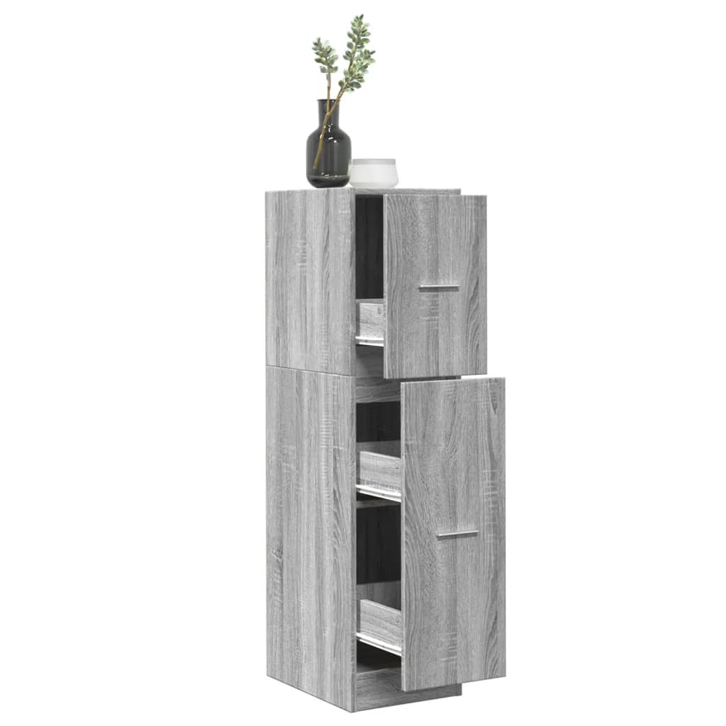 foto del prodotto armadietto da farmacia grigio cemento 30x41x118 cm truciolato