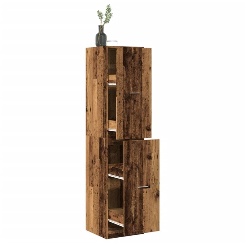 foto del prodotto armadietto da farmacia legno vecchio 40x41x174,5 cm truciolato - vidaxl