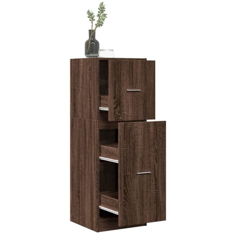 foto del prodotto armadietto da farmacia rovere marrone 40x41x118 cm truciolato vidaxl