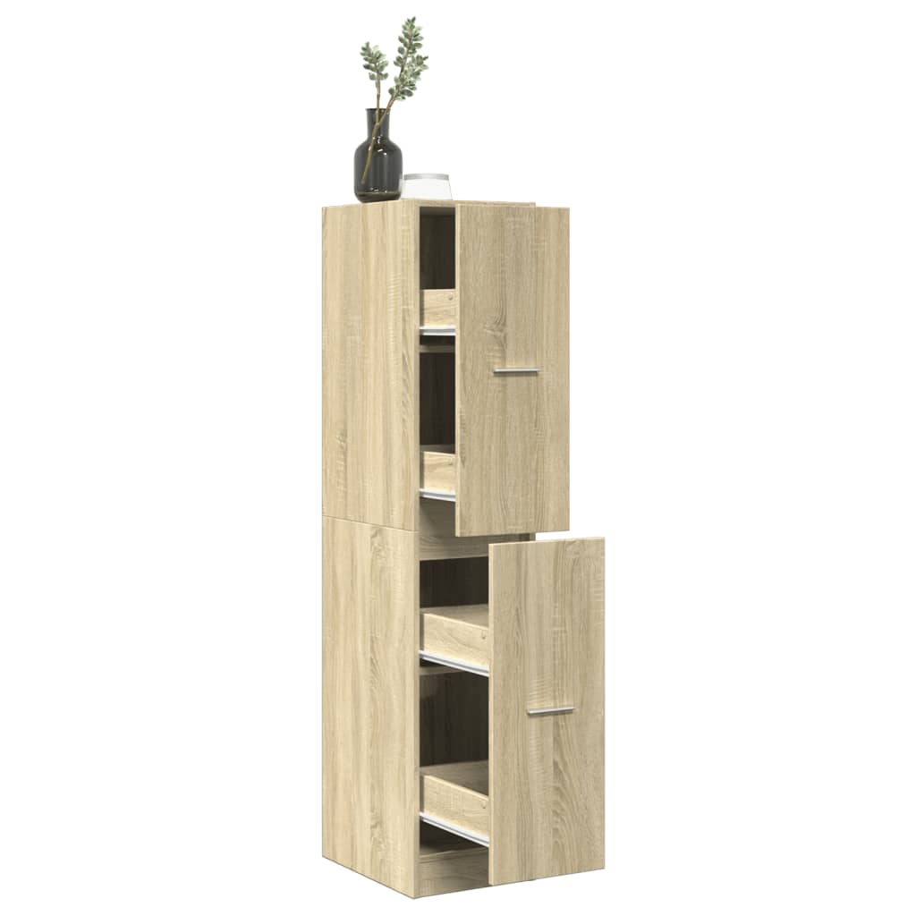 foto del prodotto armadietto da farmacia rovere sonoma 30x41x144,5 cm truciolato vidaxl