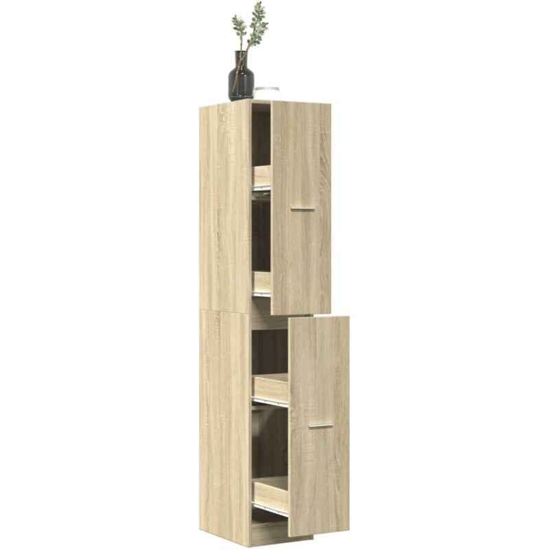 foto del prodotto armadietto da farmacia rovere sonoma 30x41x174,5 cm truciolato vidaxl