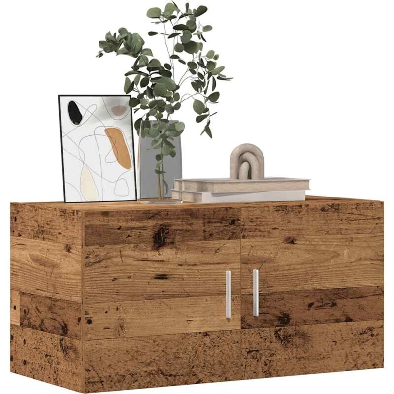 foto del prodotto armadietto da parete legno antico 80x39x40 cm in truciolato vidaxl