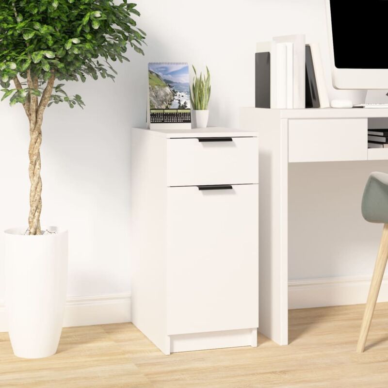 immagine 0 del prodotto armadietto da scrivania bianco 33,5x50x75 cm legno multistrato vidaxl