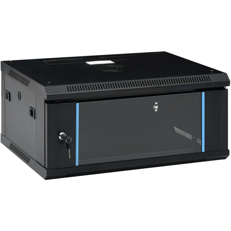 foto del prodotto armadietto di rete a parete 4u da 19 ip20 600x450x285 mm vidaxl