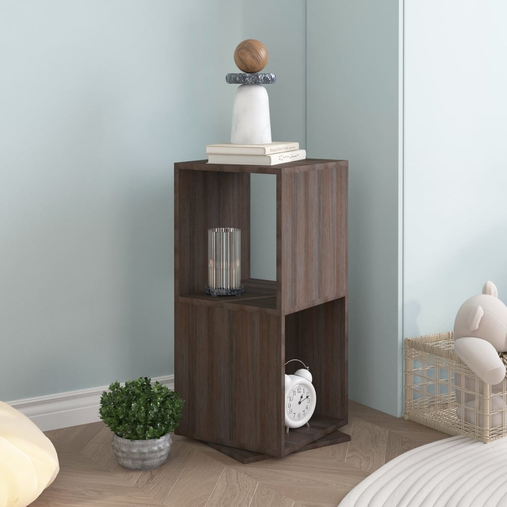 foto del prodotto armadietto girevole grigio rovere 34,5x34,5x75,5cm truciolato vidaxl