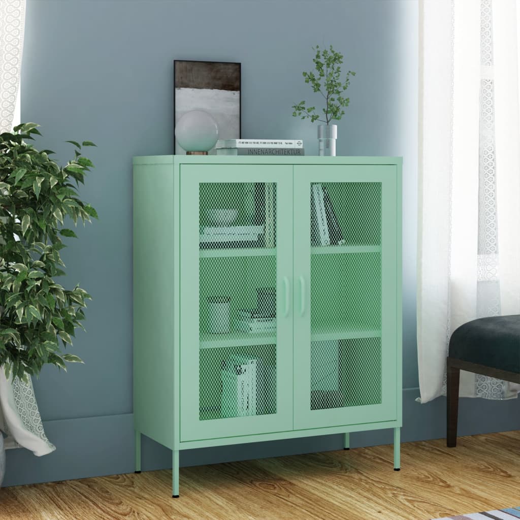 foto del prodotto armadietto menta 80x35x101,5 cm in acciaio cod mxl 51476