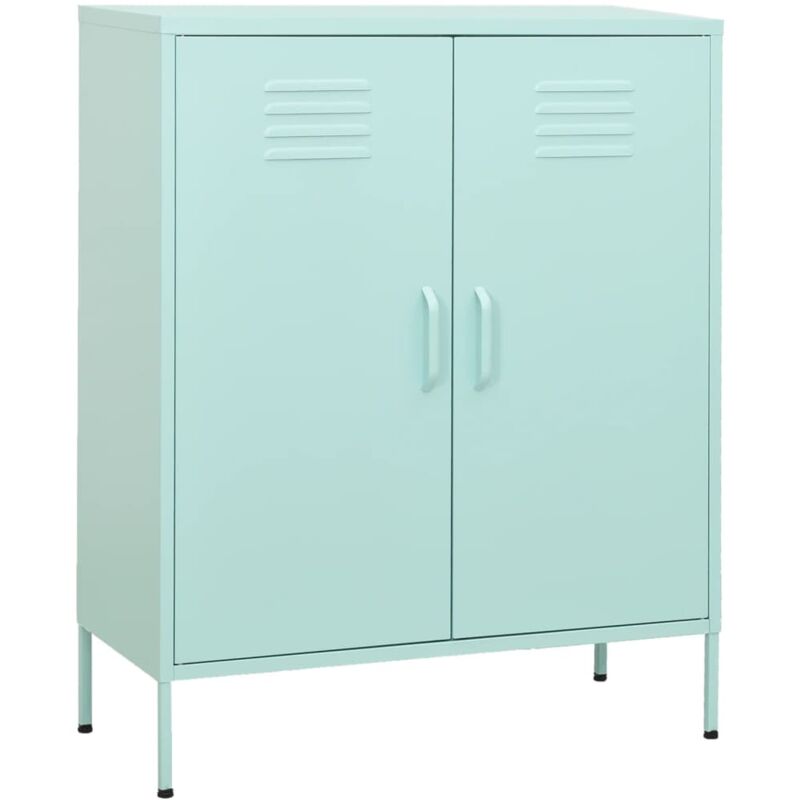 foto del prodotto armadietto menta 80x35x101,5 cm in acciaio vidaxl