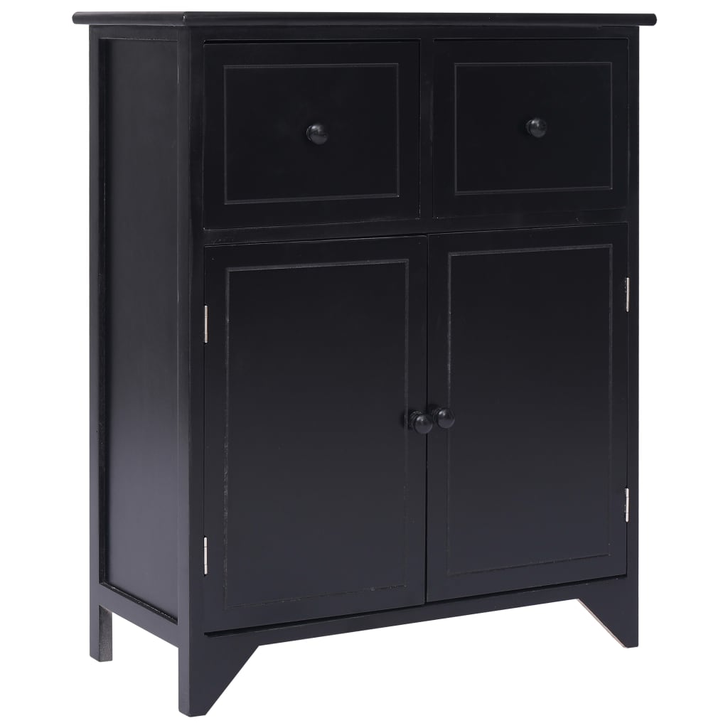 foto del prodotto armadietto nero 60x30x75 cm in legno di paulownia cod mxl 27844