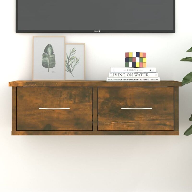 foto del prodotto armadietto parete rovere fumo 60x26x18,5cm legno ingegnerizzato vidaxl