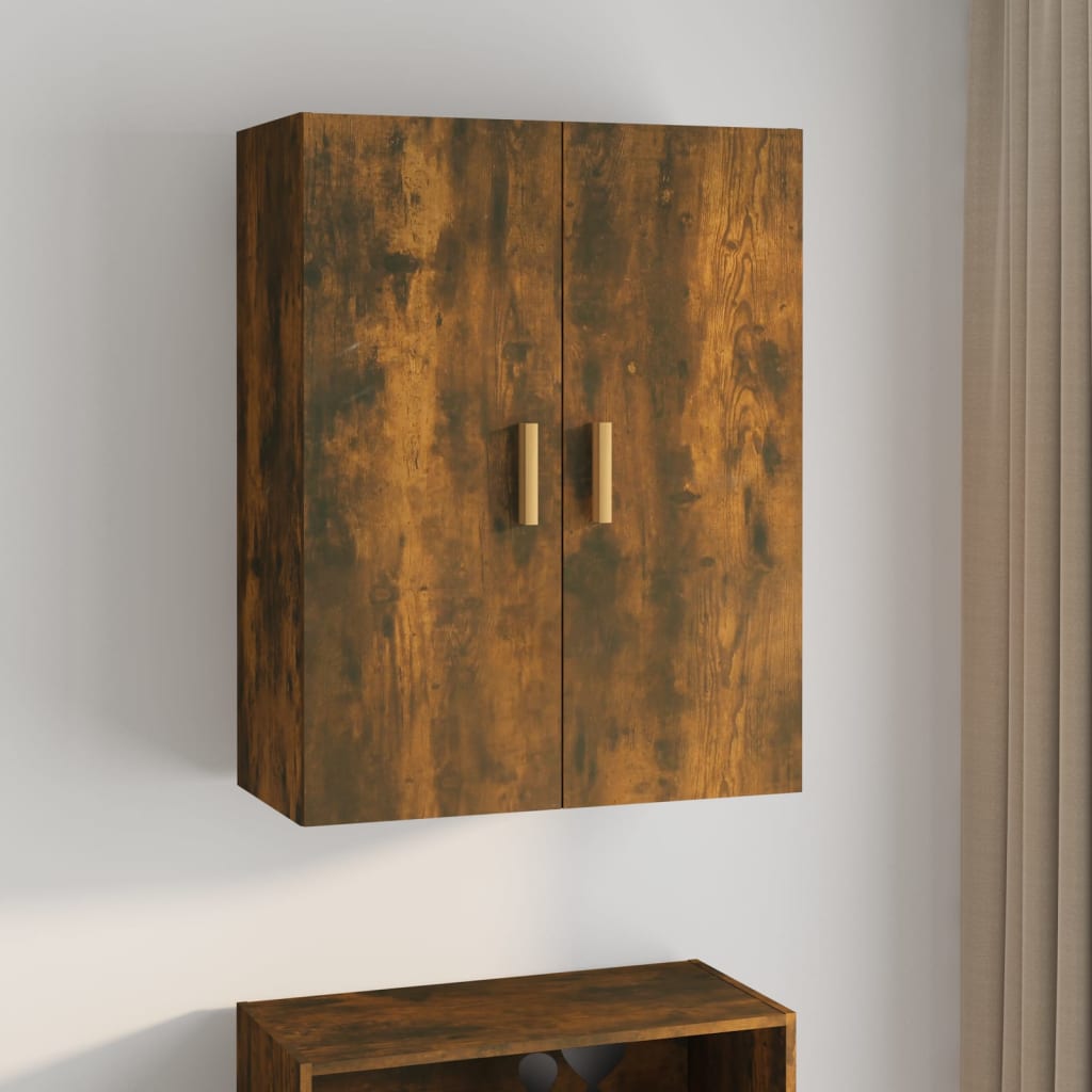foto del prodotto armadietto pensile a parete rovere fumo 69,5x34x90 cm cod mxl 13067