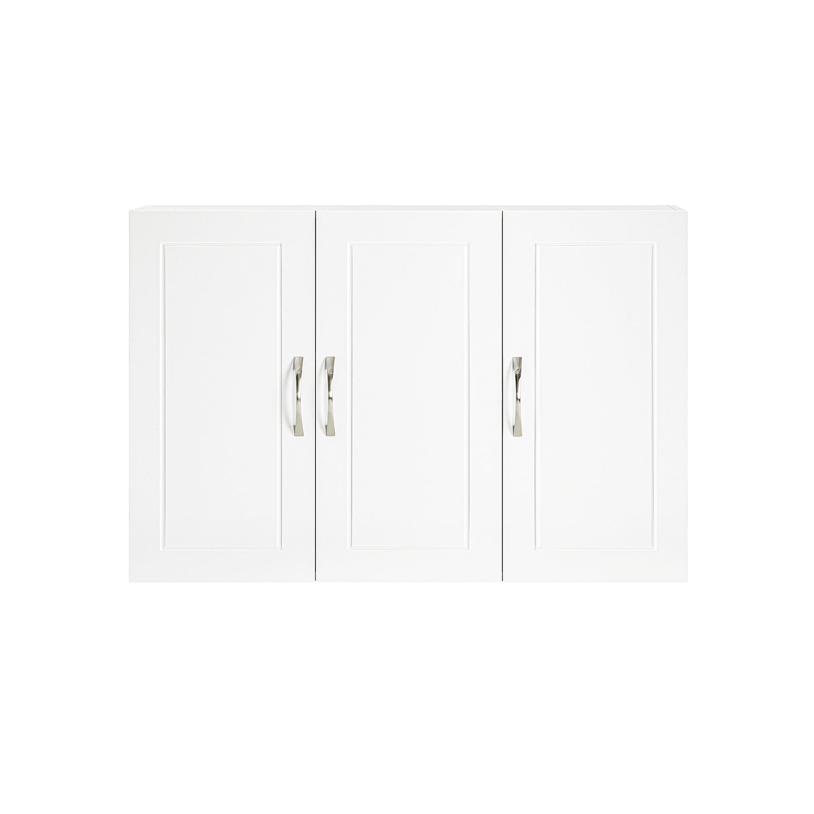foto del prodotto armadietto pensile da bagno mobile da parete per il cucina 3 ante 90x30x60cm bianco frg231 l w