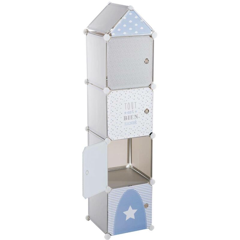 foto del prodotto armadietto per bambini colonne grigio 34x139cm atmosphera cr ateur d int rieur