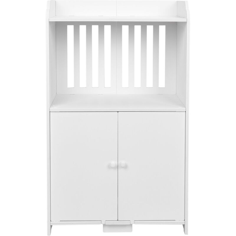 foto del prodotto armadietto portaoggetti da bagno a doppia anta scaffale organizer indipendente per mobili da cucina domestici eosnow