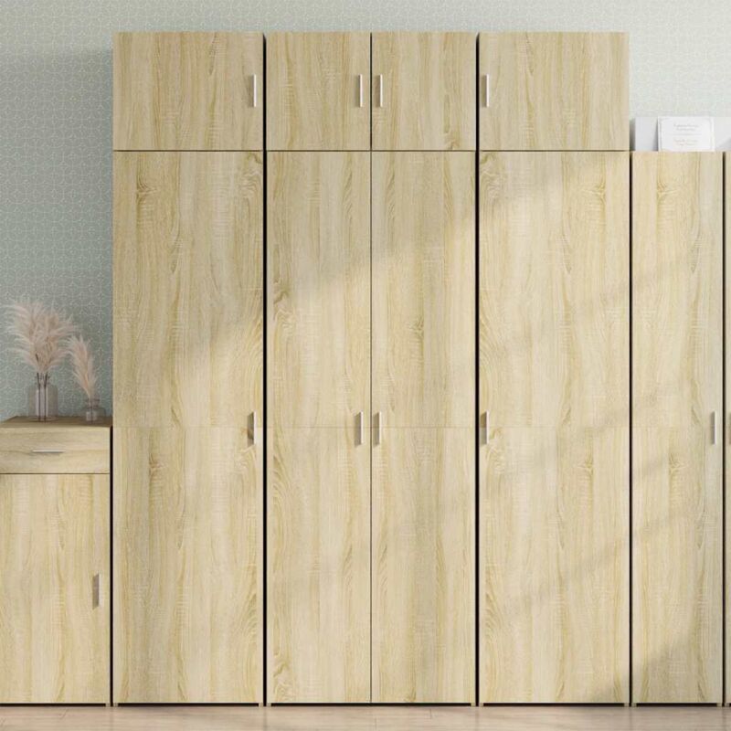 foto del prodotto armadietto rovere sonoma 70x42,5x225 cm in legno multistrato vidaxl