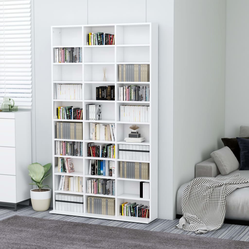 foto del prodotto armadietto tv bianco 102x16x177,5 cm in legno multistrato cod mxl 72025