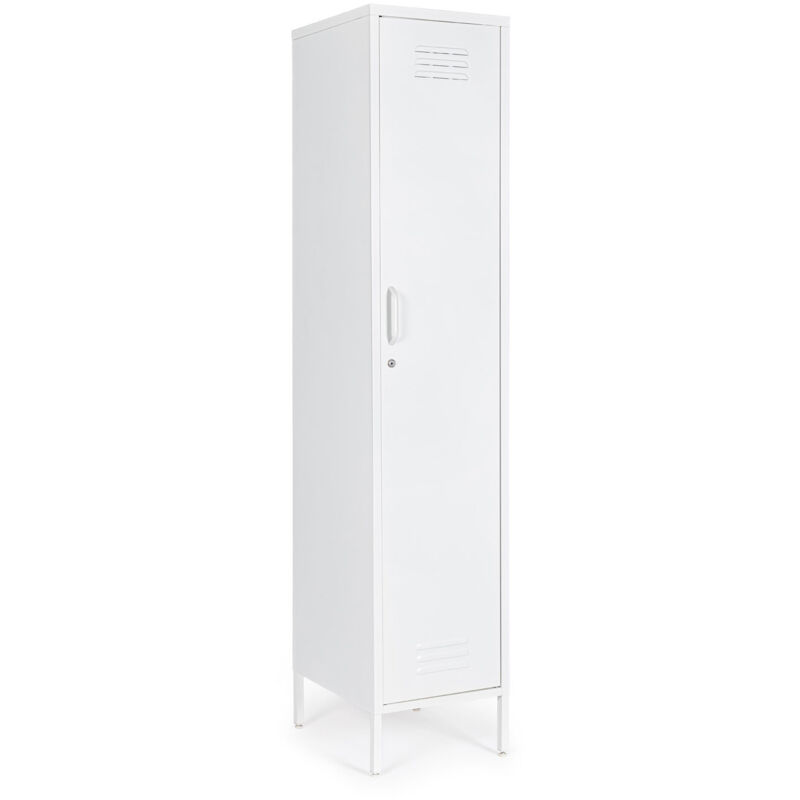 foto del prodotto armadio 1 anta cambridge colore bianco cm 46x38x h.185