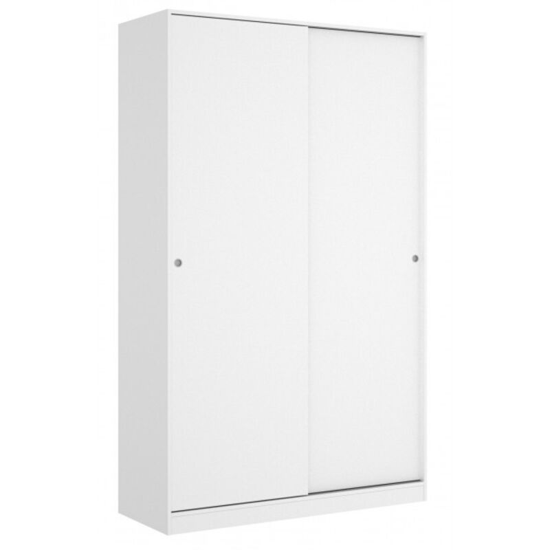 foto del prodotto armadio 120x204h cm con due ante scorrevoli bianco lucido venere