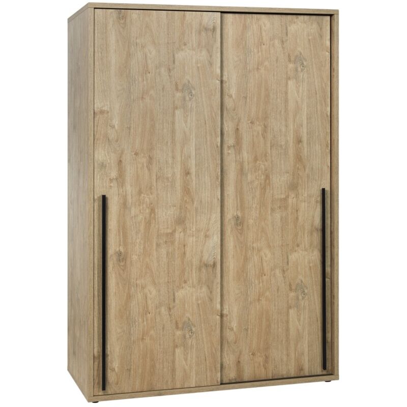 foto del prodotto armadio 150cm per camera da letto con 2 porte scorrevoli collezione megeve colore rovere dorato.