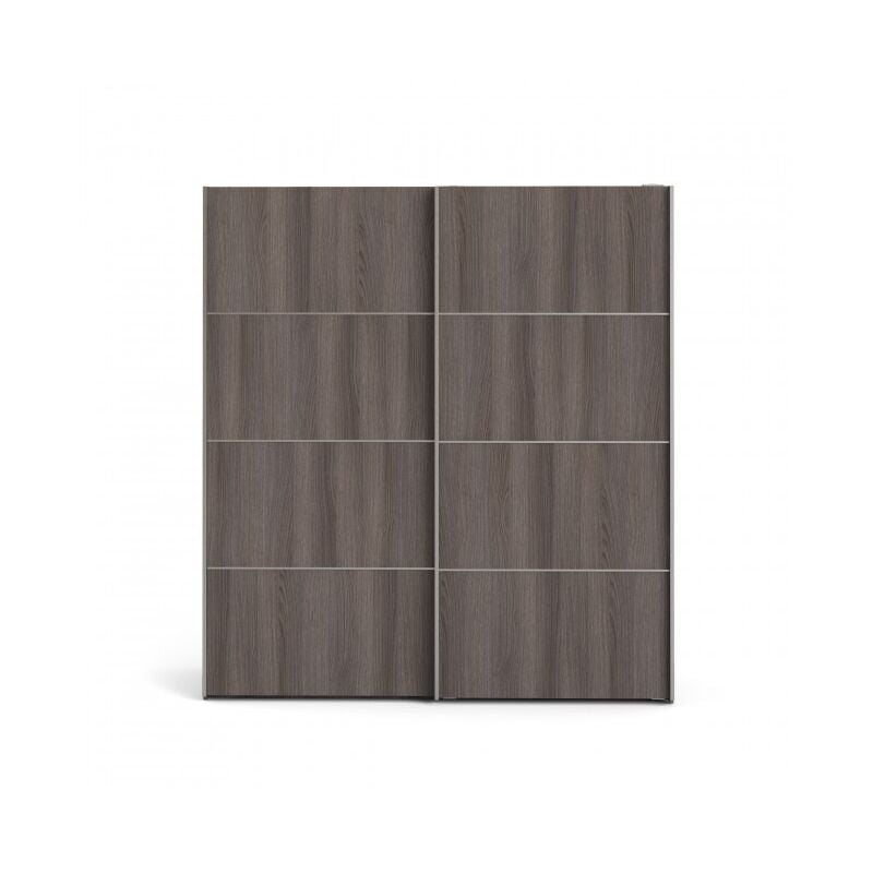 foto del prodotto armadio 182x200h cm con due ante scorrevoli rovere scuro sassari