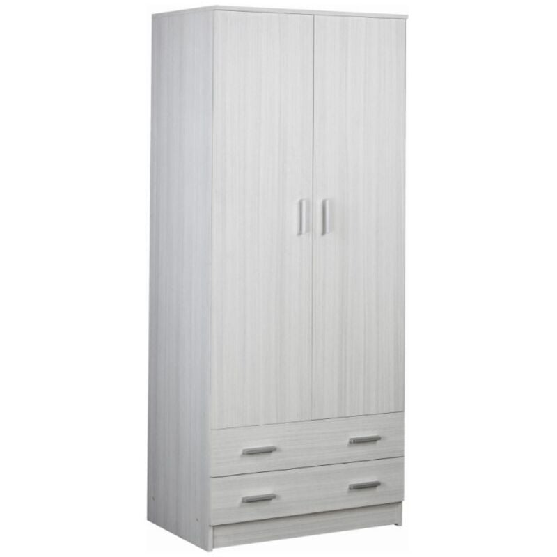 foto del prodotto armadio 2 ante 2 cassetti h182 l77 p52 cm colore eucalipto 456k sarmog - sarmog