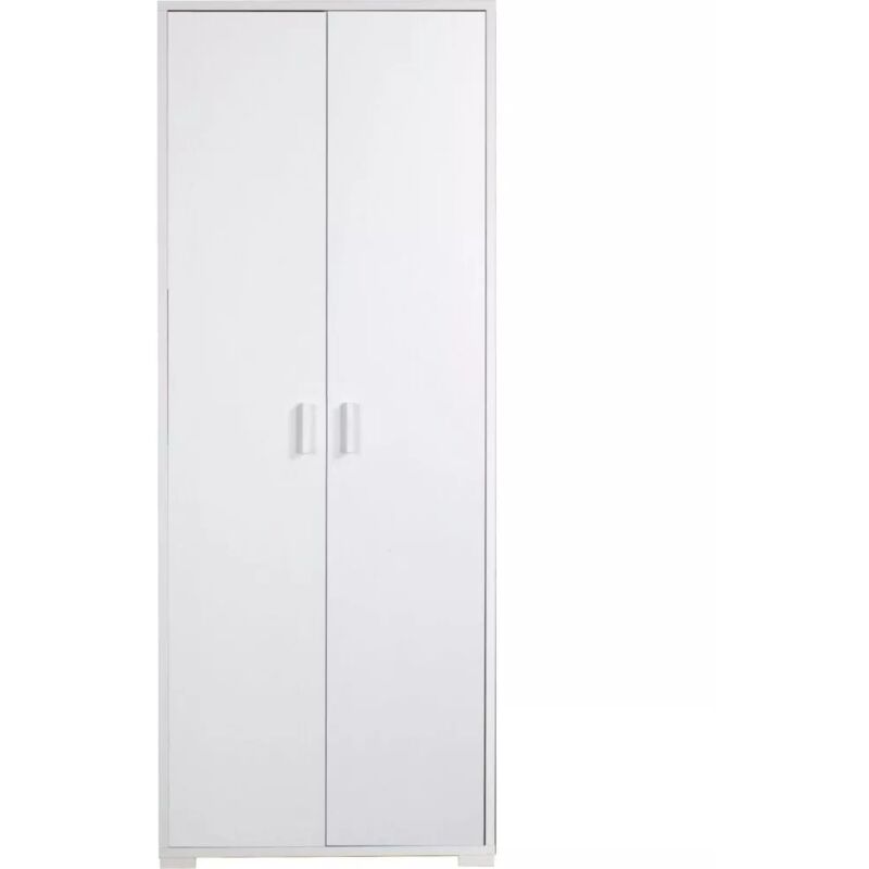 foto del prodotto armadio 2 ante battenti bianco 183x70x41 cm