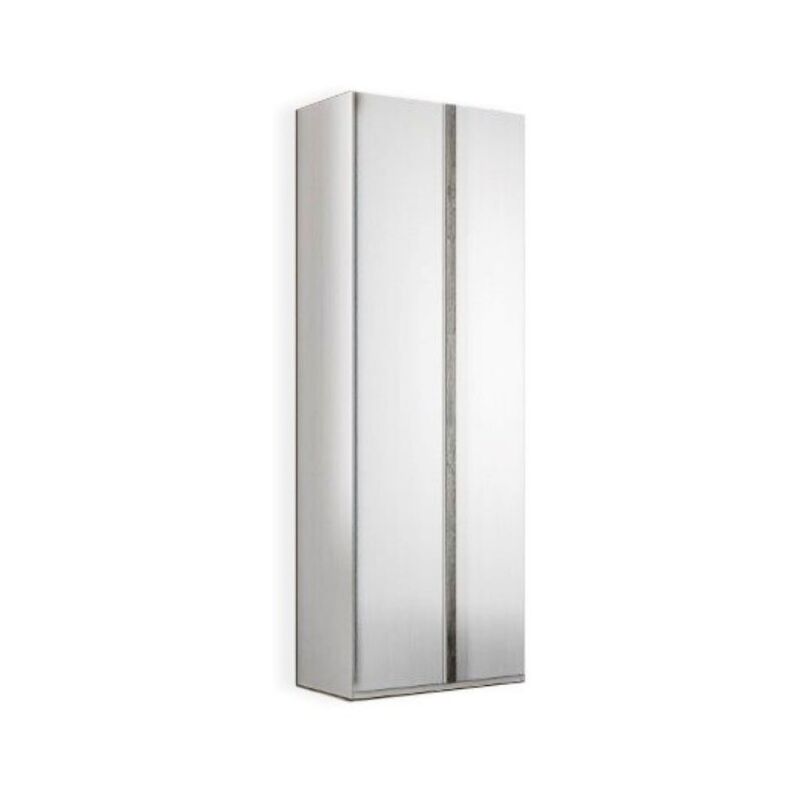 foto del prodotto armadio 2 ante ettore 87x53x236 colore bianco frassinato