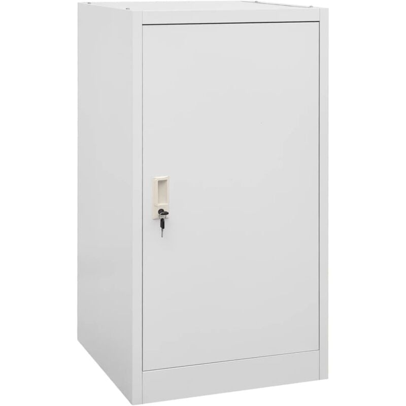 foto del prodotto armadio 53x53x105cm in acciaio con chiavi e anta vari colori colore grigio