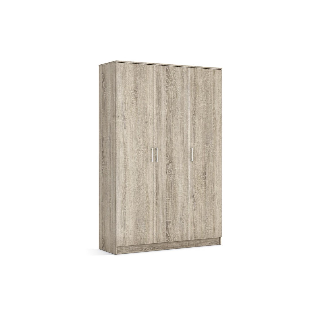 foto del prodotto armadio a 3 ante rey colore rovere sonoma 120 x 180 x 50 cm