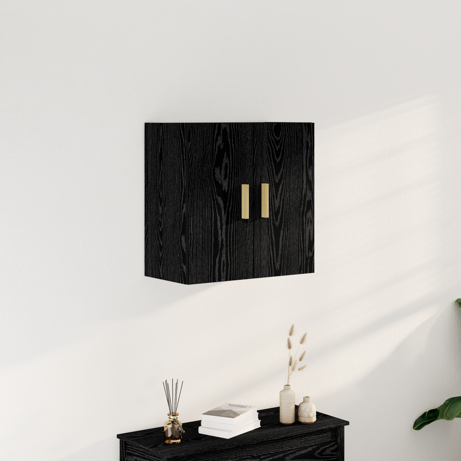 foto del prodotto armadio a muro in rovere nero 60x30x60 cm