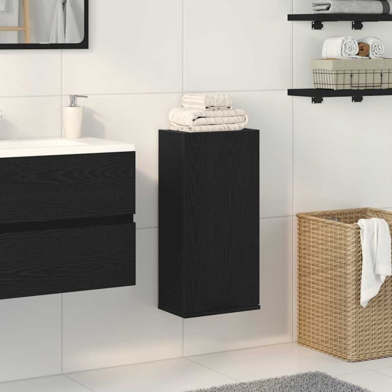 foto del prodotto armadio a muro rovere nero 32x20x67 cm in legno multistrato vidaxl