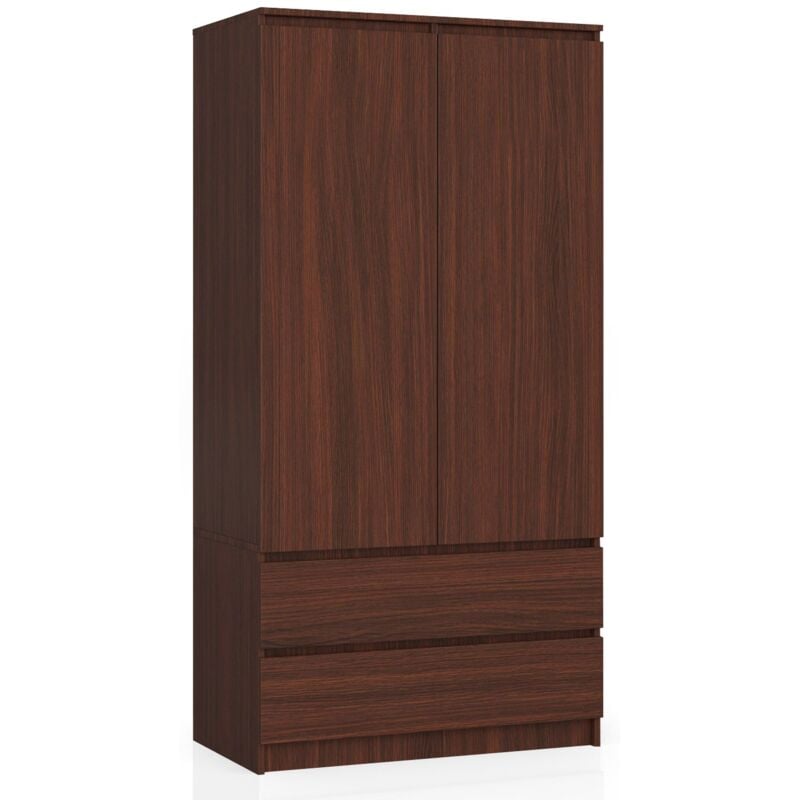 foto del prodotto armadio akord s90 weng 90 cm 2 ante 2 cassetti 90x51x180 cm