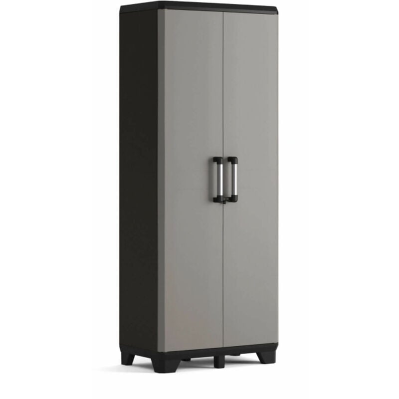 foto del prodotto armadio alto cm.68x39x173 4 rip.grigio nero