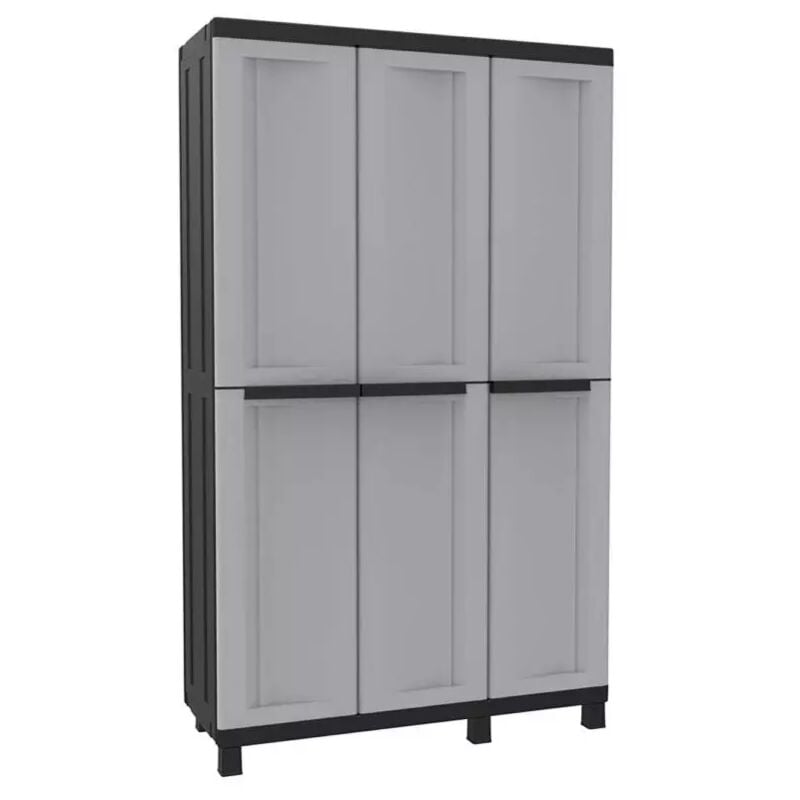 foto del prodotto armadio alto in resina twist black 102a, 102x39x170 cm