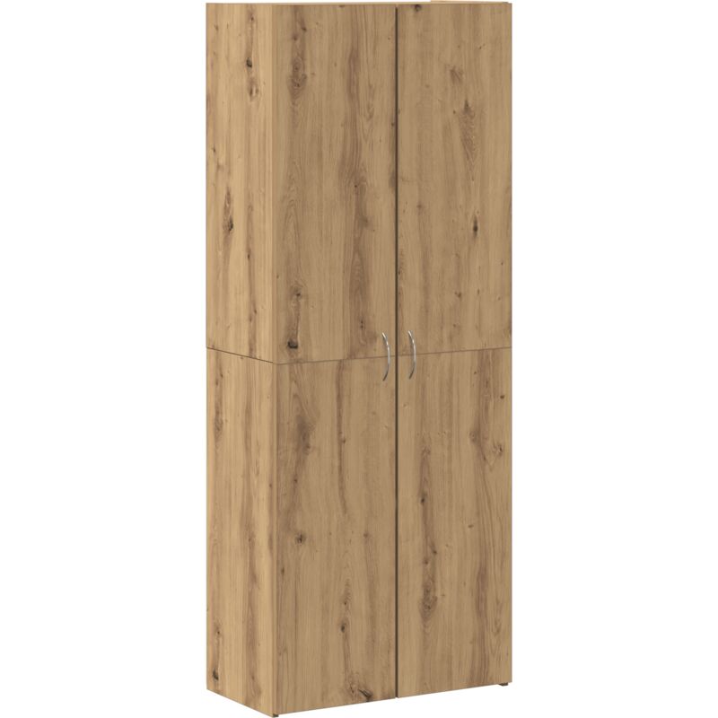 foto del prodotto armadio alto in rovere artisan 60 x 32 x 153 cm in legno ingegnerizzato vidaxl