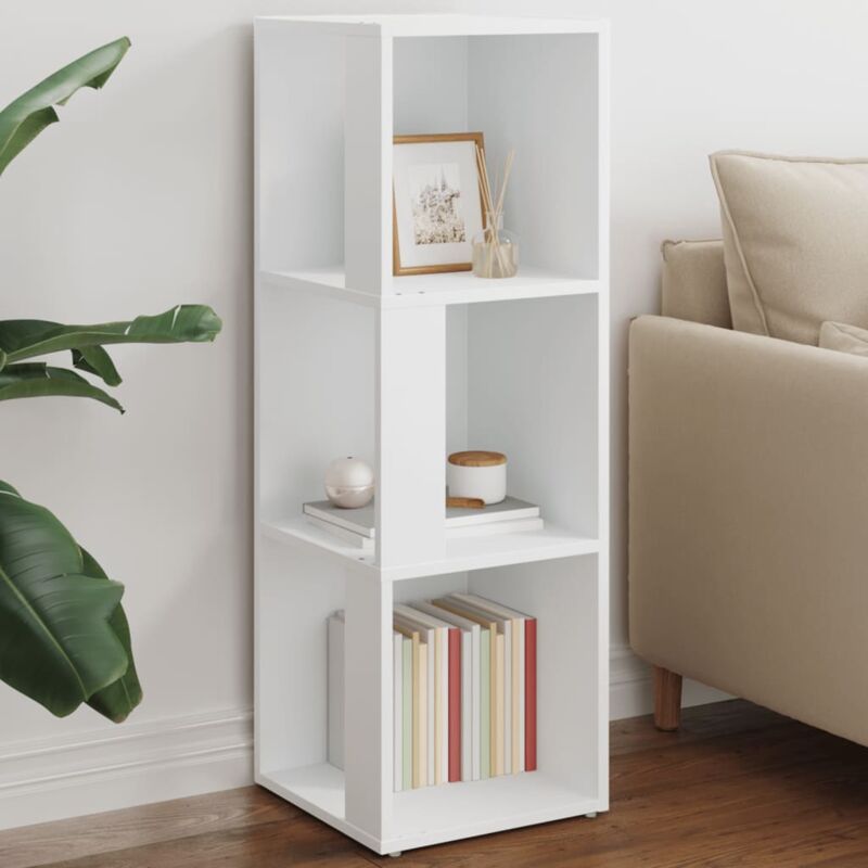 foto del prodotto armadio angolare bianco 33x33x100 cm in truciolato vidaxl
