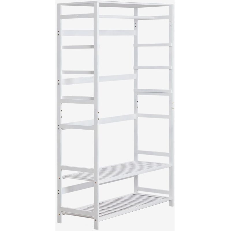 foto del prodotto armadio aperto in legno di bambù krauford sklum