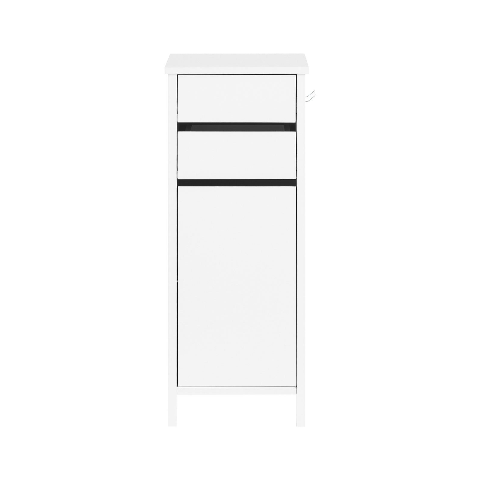 foto del prodotto armadio archivio mobiletto multifunzionale tavolino 32x40x76cm fwt108 w