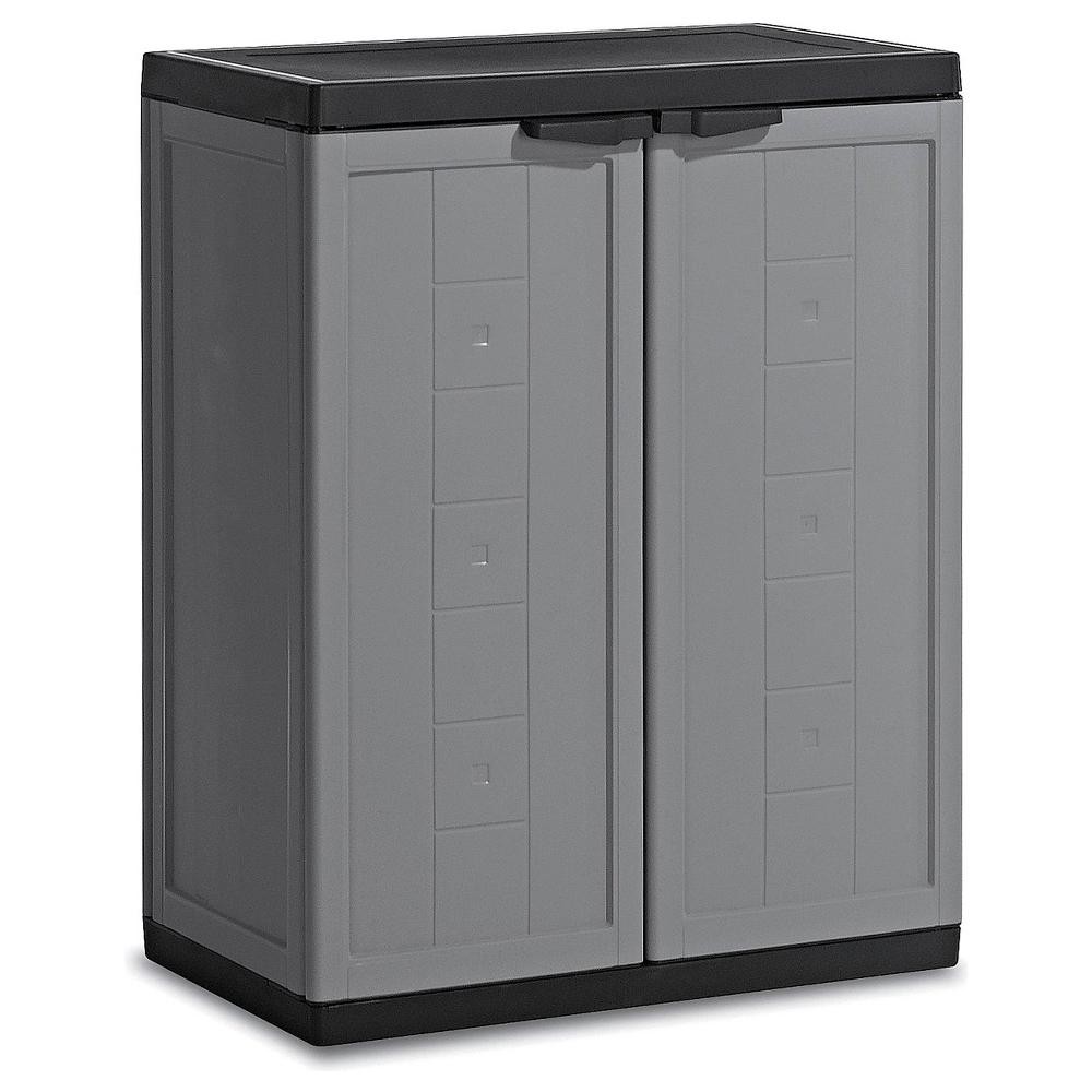 foto del prodotto armadio basso grigio nero 68x39x85h cm. jolly
