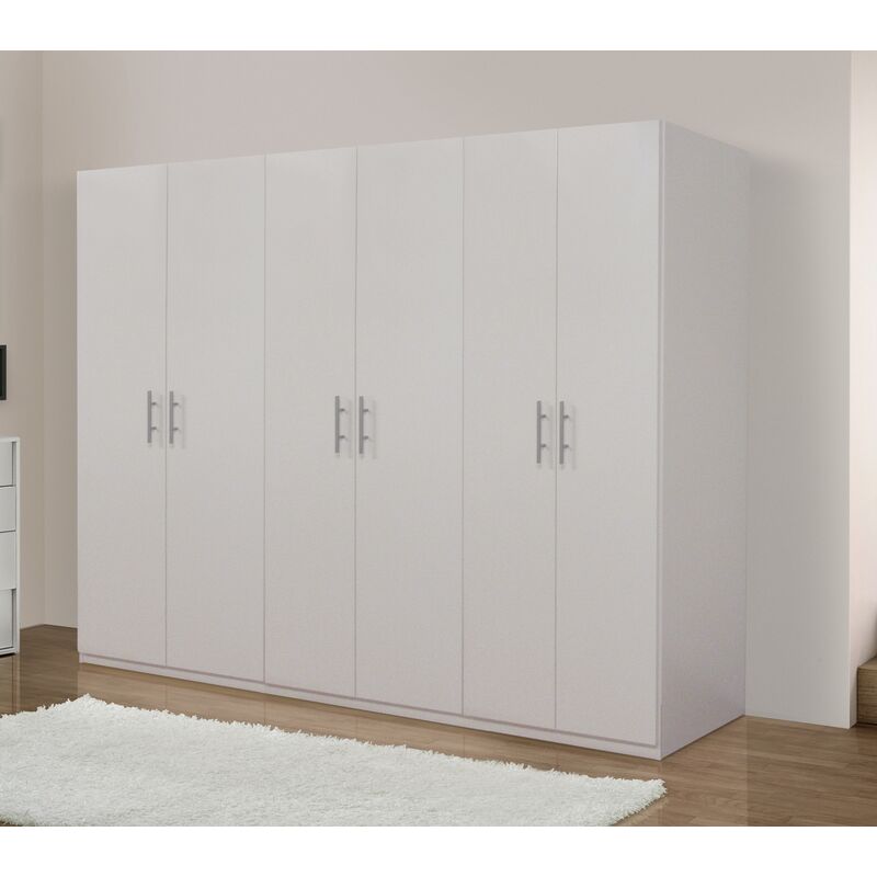 foto del prodotto armadio cm 270x55 h. 202 bianco opaco
