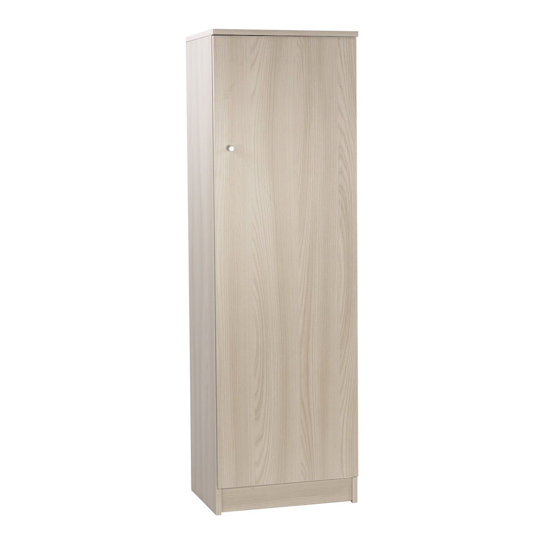 foto del prodotto armadio colonna mobile 1 anta 46x34x147h cm in kit di montaggio colore olmo chiaro
