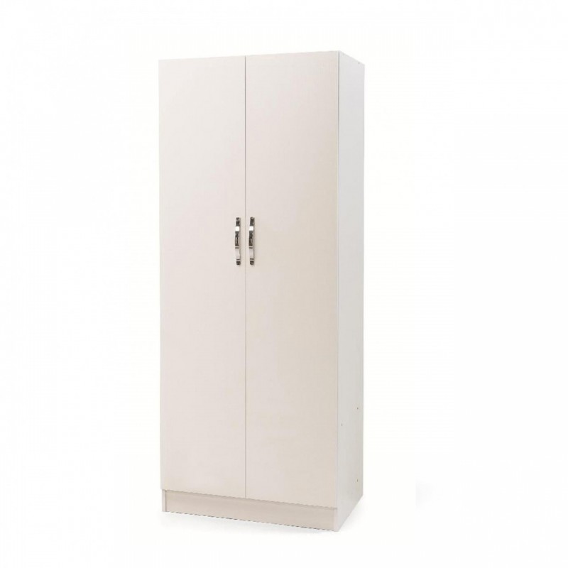 foto del prodotto armadio componibile per camera da letto 2 ante bianco cm 90x60xh 180